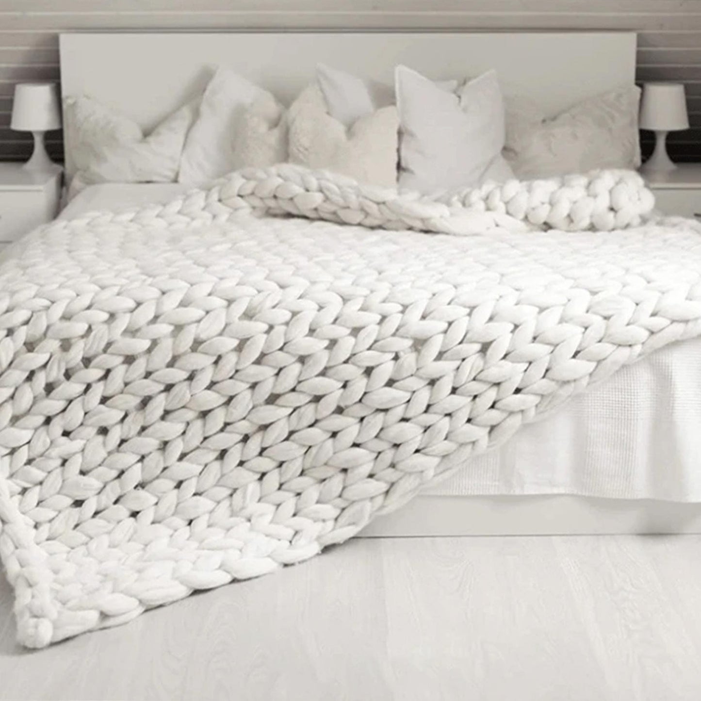<transcy>Saint-Valentin combo (Deux Love Coussin et une Couverture en Tricot Épais)</transcy>